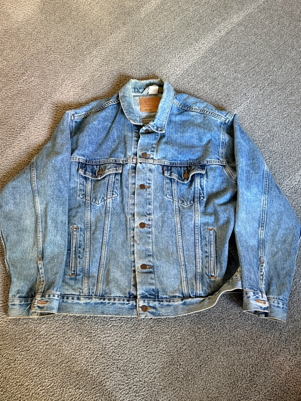 Vintage Levi's Denim 80’s/90’s Trucker Jacket. #70507-4890. Size XL
